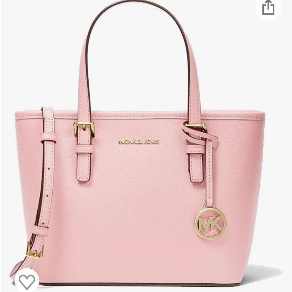 NWT Pink Michael Kors Jet Set Carryall Tote